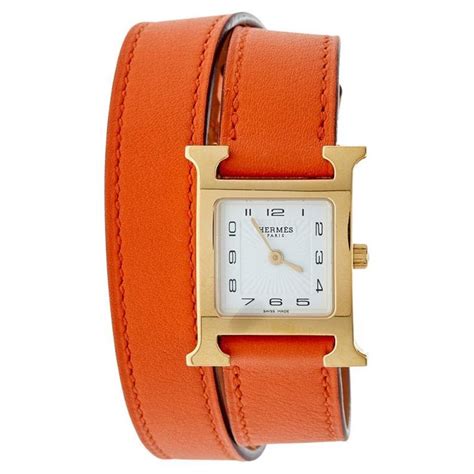 bracelet cuir montre hermes